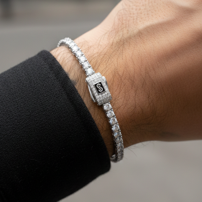 Pulsera Cubana Oro Italiano