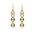 Aros Argollas Perlita - Aros Oro italiano 18k