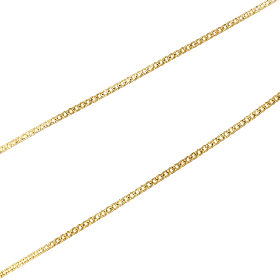 Cadena tejido Franco o chino - Cadena Oro 18K