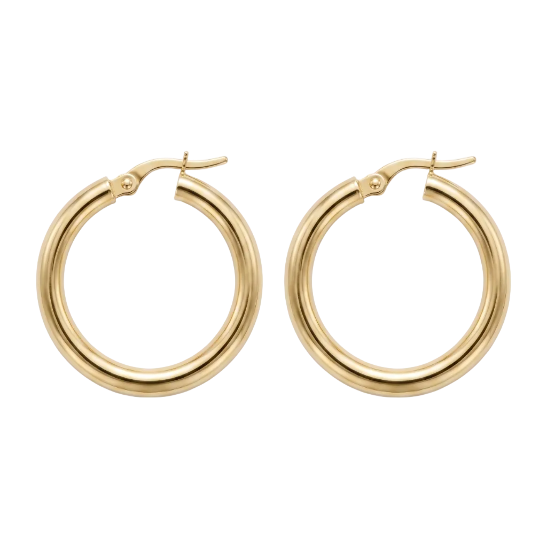 Aros Argollas gordita - Aros Oro Italiano 18K