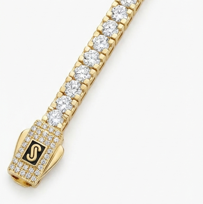 Pulsera Cubana Oro Italiano