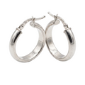Aros Argollas Chunky - Aros Oro Italiano 18