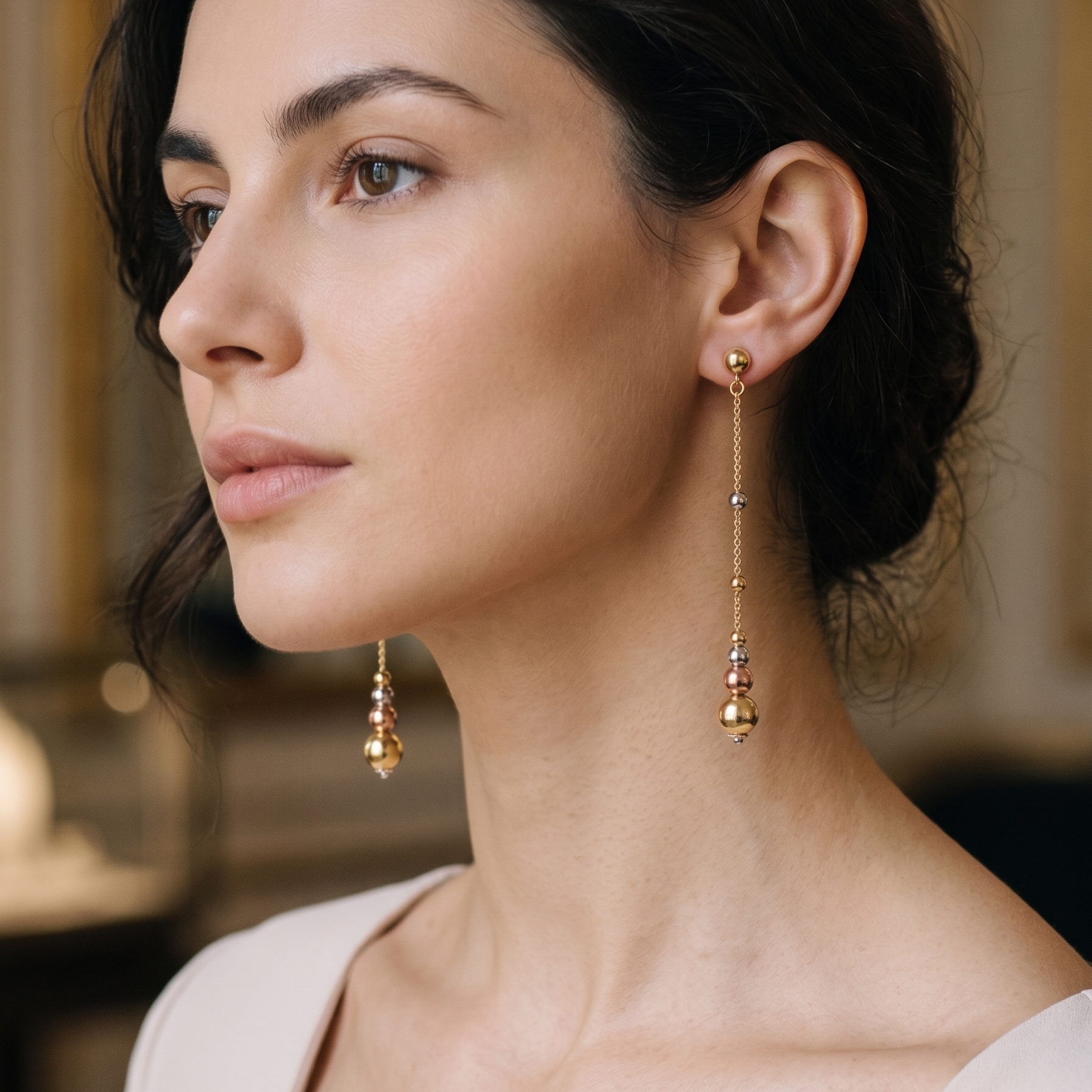 Aros Lumière Tricolor - Aros Oro Italiano 18K