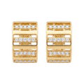 Aros Argollas Grid Lumina - Aros Oro Italiano 18K