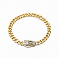 Pulsera Cubana - Pulsera Oro italiano 10k