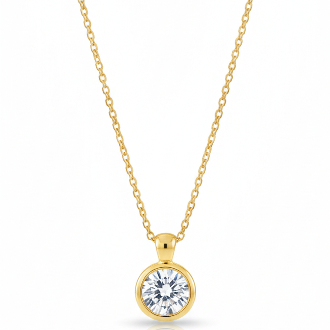 Collar Punto de Luz - Oro Amarillo