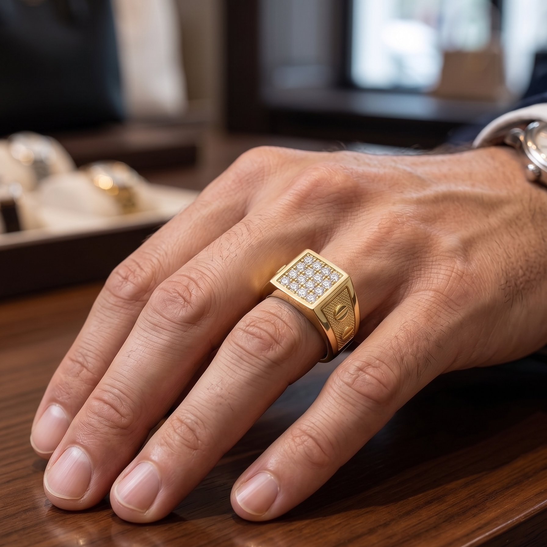 Anillo Matrix - Anillo Oro 18k