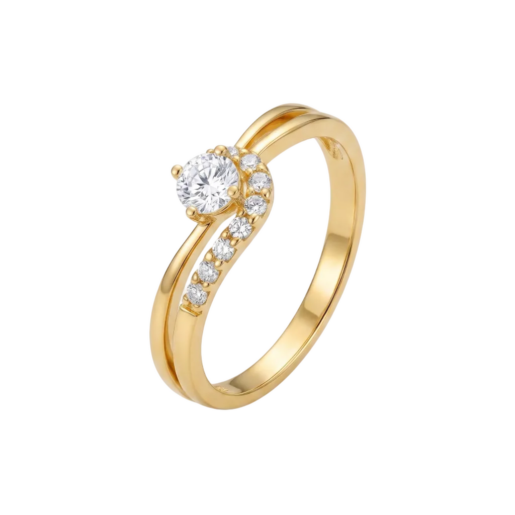 Anillo Aria en Oro - Anillo Oro italiano 18K