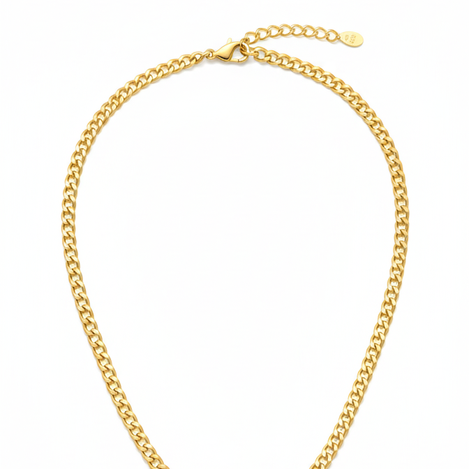 Collar Gargantilla - Collar Bañado en Oro Amarillo