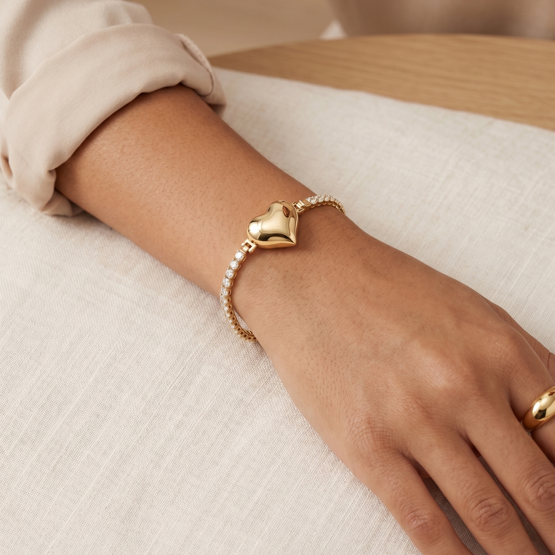 Pulsera Latido de Oro - Pulsera Oro Italiano 18k