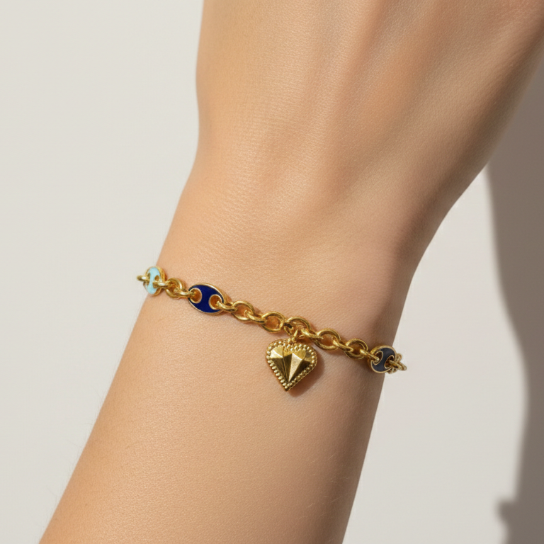 Pulsera Lila - Pulsera Oro italiano 18