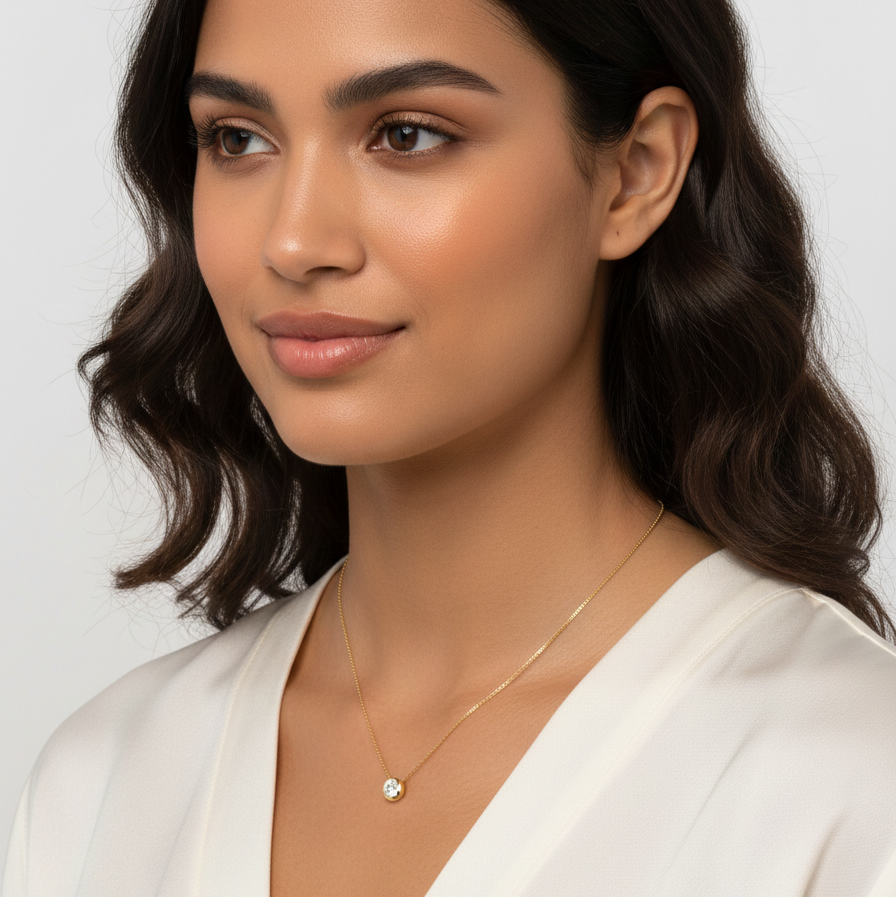 Collar Punto de Luz - Oro Italiano 18k