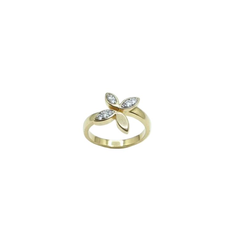 Anillo Mariposas - Anillo Oro italiano 18K