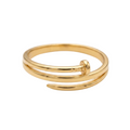 Anillo Clavo Esencial Oro - Anillo Oro italiano 18K