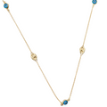 Collar Esencia de Amuleto - Collar Oro italiano 18k