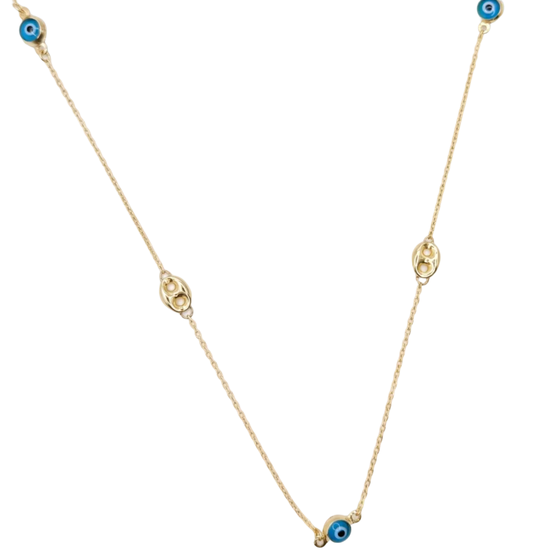 Collar Esencia de Amuleto - Collar Oro italiano 18k