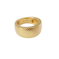Anillo Estriado - Anillo Oro 18k