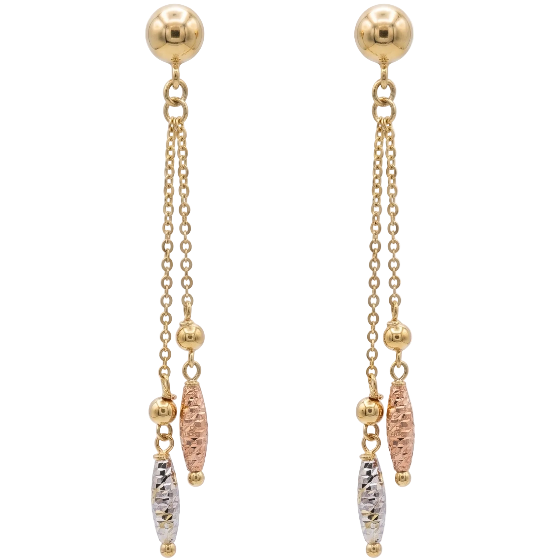 Aros Trío Drop - Aros Oro 18K