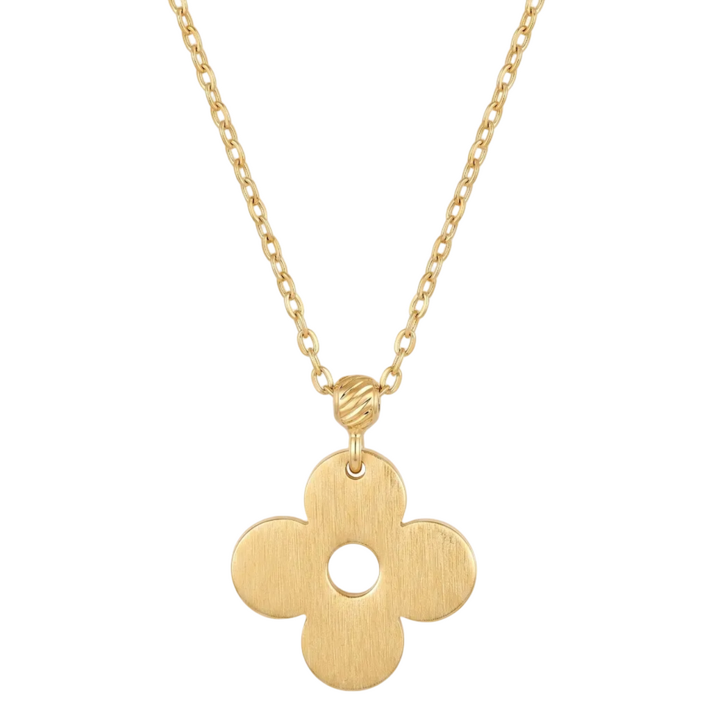 Collar Aura Floral - Collar Oro italiano 18k