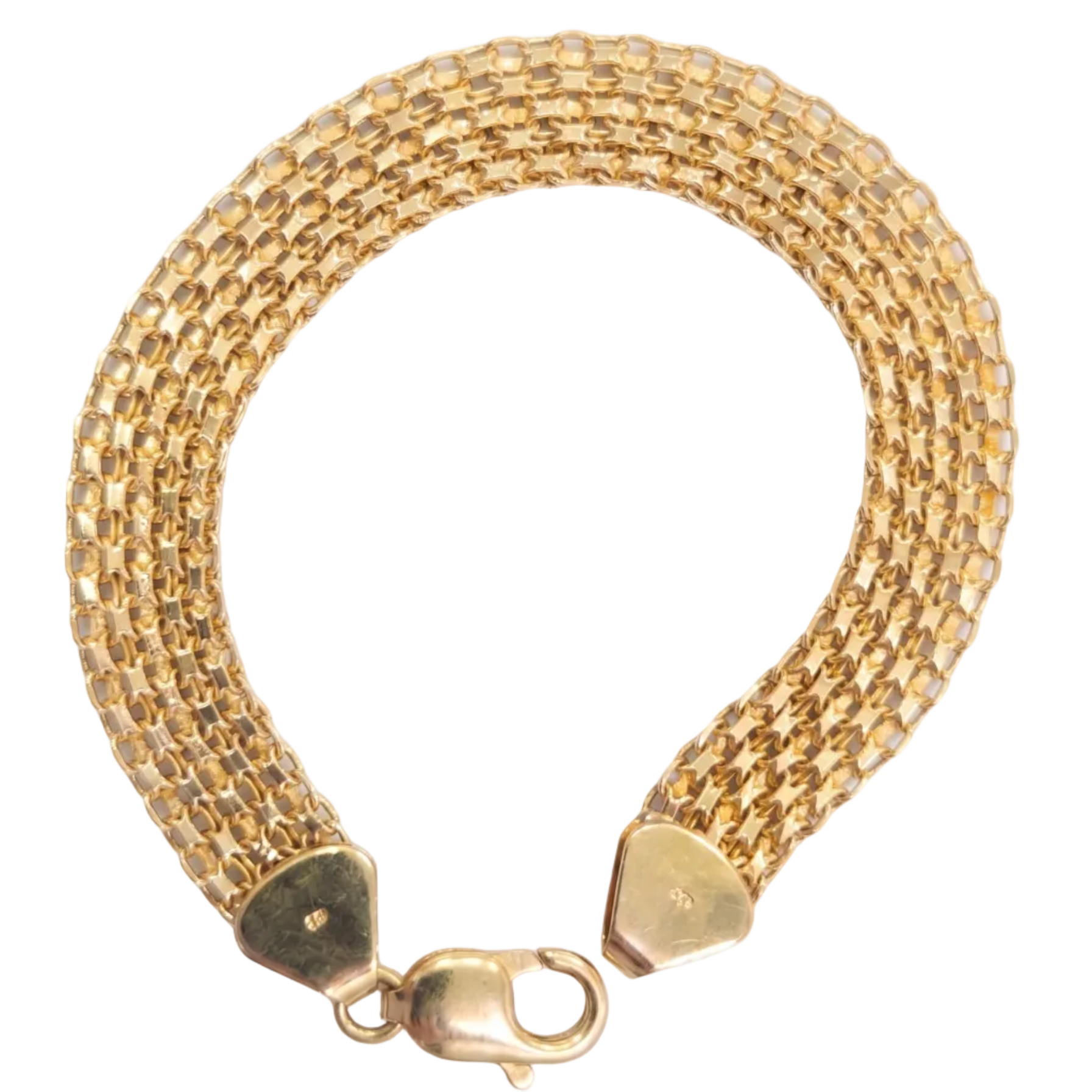 Pulsera Malla Aureum - Pulsera Oro Italiano 18k
