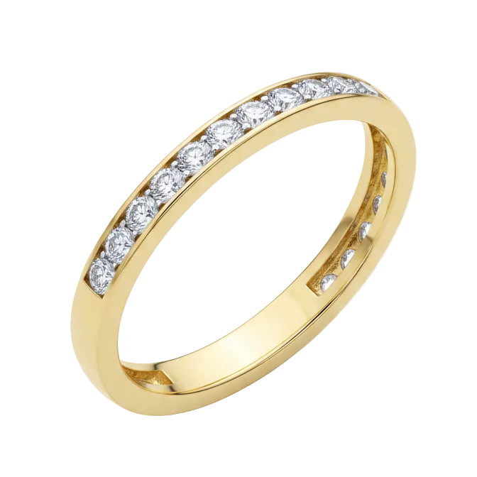 Anillo Medio Cintillo - Oro Amarillo