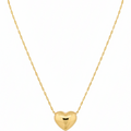 Collar Corazón Bombacho mini - Oro Amarillo 18k