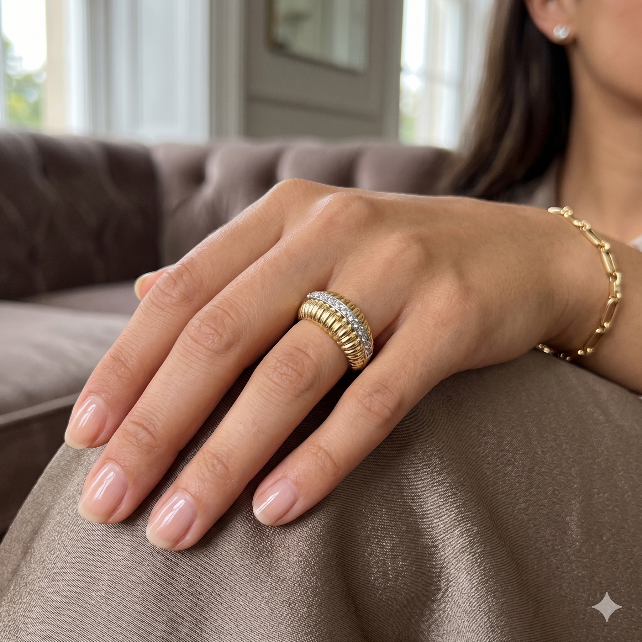 Anillo Ribbon Luxe - Anillo Oro 18k