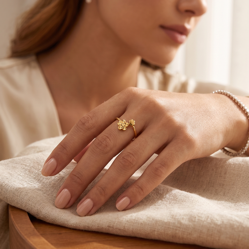 Anillo Primavera Infinita en Oro - Anillo Oro italiano 18K