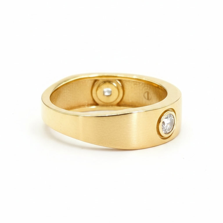 Anillo en Oro - Anillo Oro italiano 18K