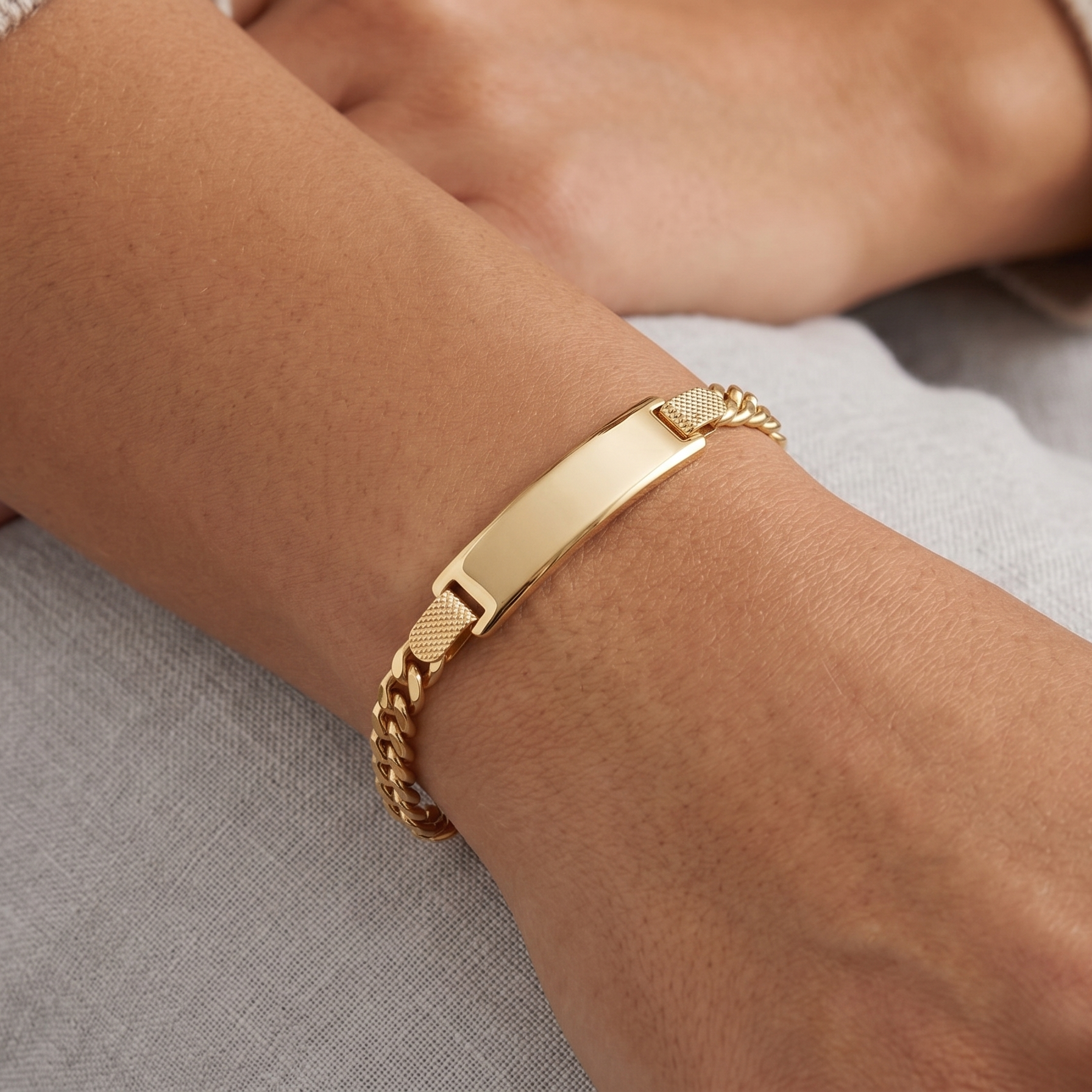 Pulsera Esclava de Identidad - Pulsera Oro Italiano 18k
