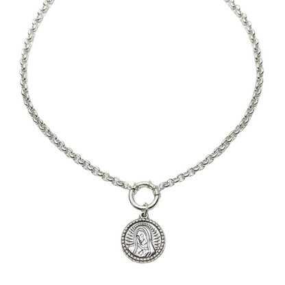 COLGANTE MEDALLON CORAZON DE MARIA