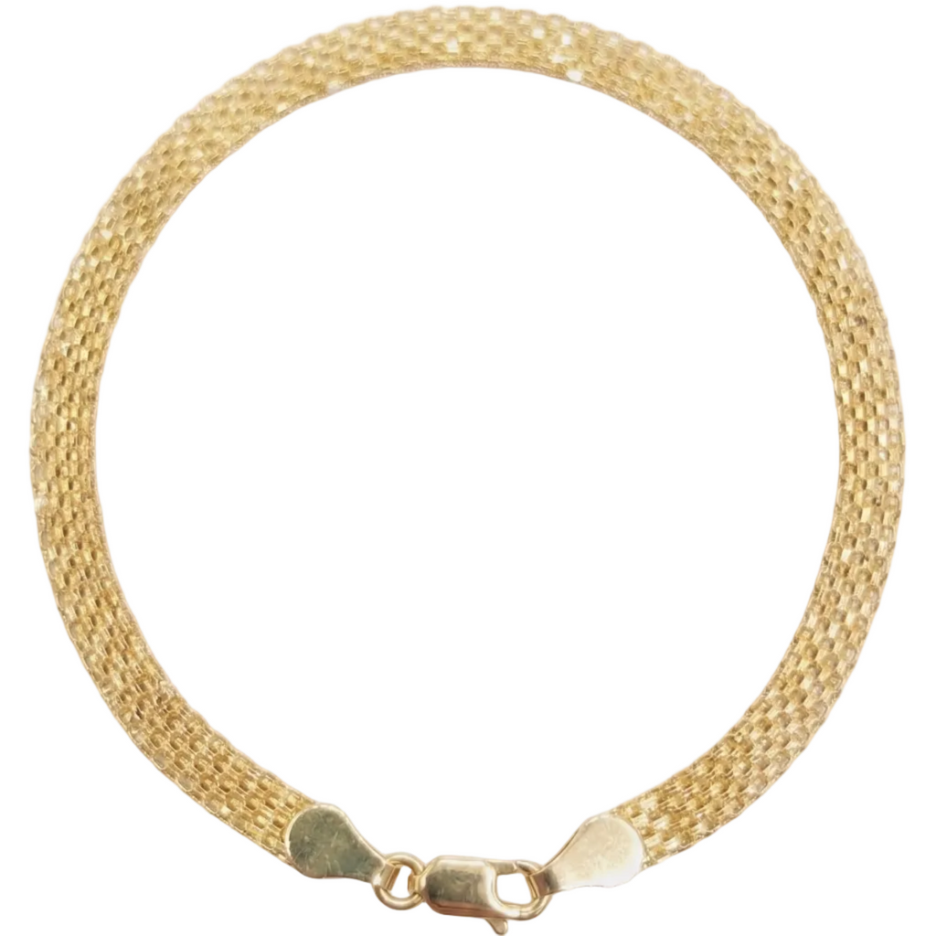 Pulsera Malla Aureum - Pulsera Oro Italiano 18k