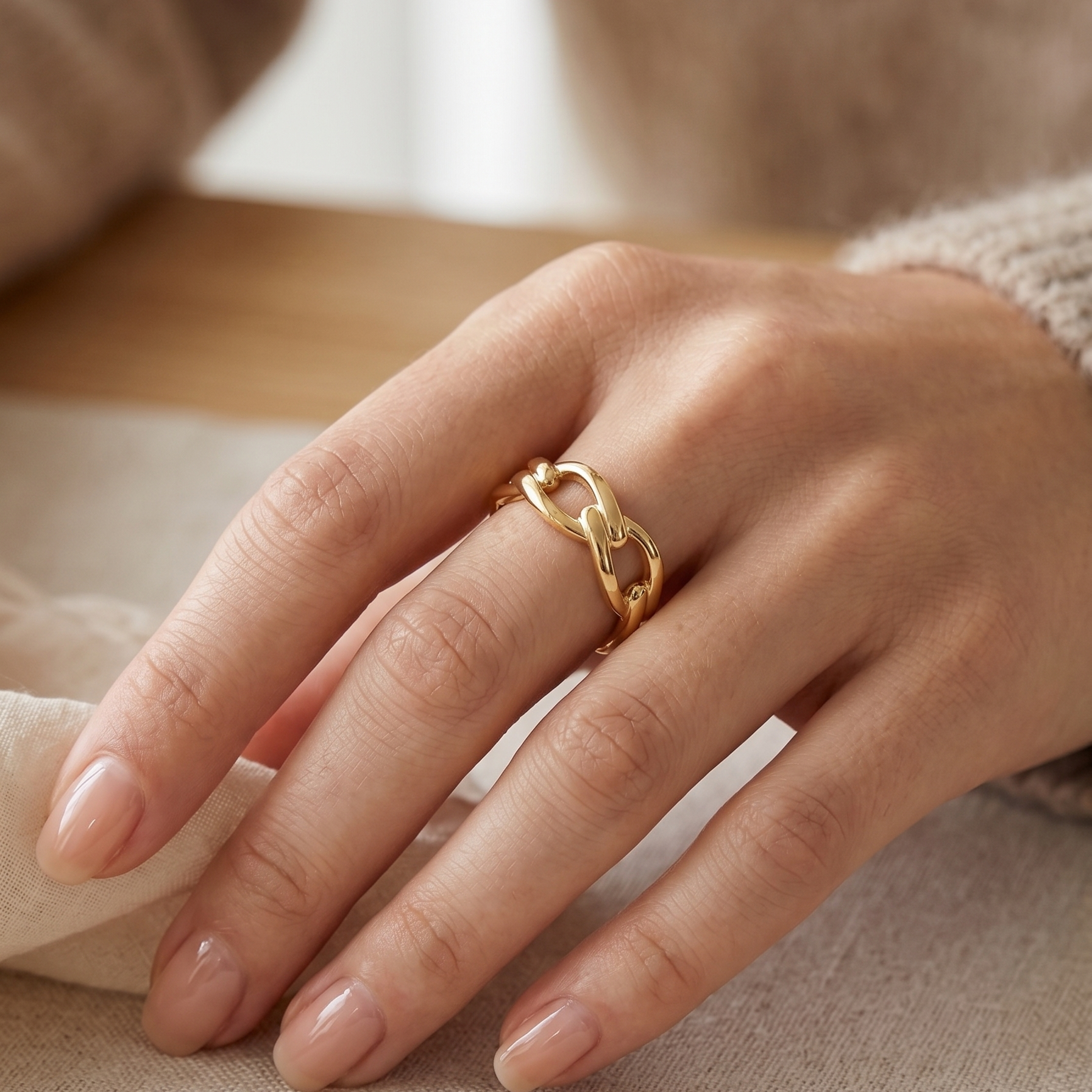 Anillo Flow Link - Anillo Oro 18k