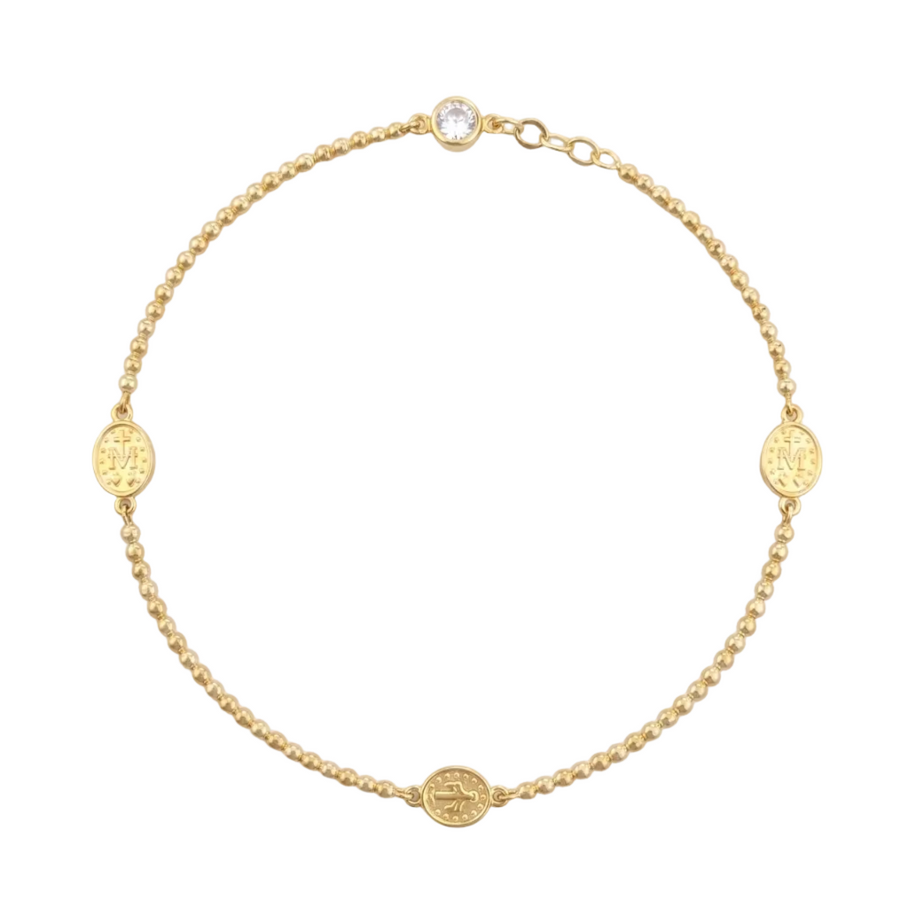 Pulsera Milagrosa - Pulsera Oro Italiano 18k