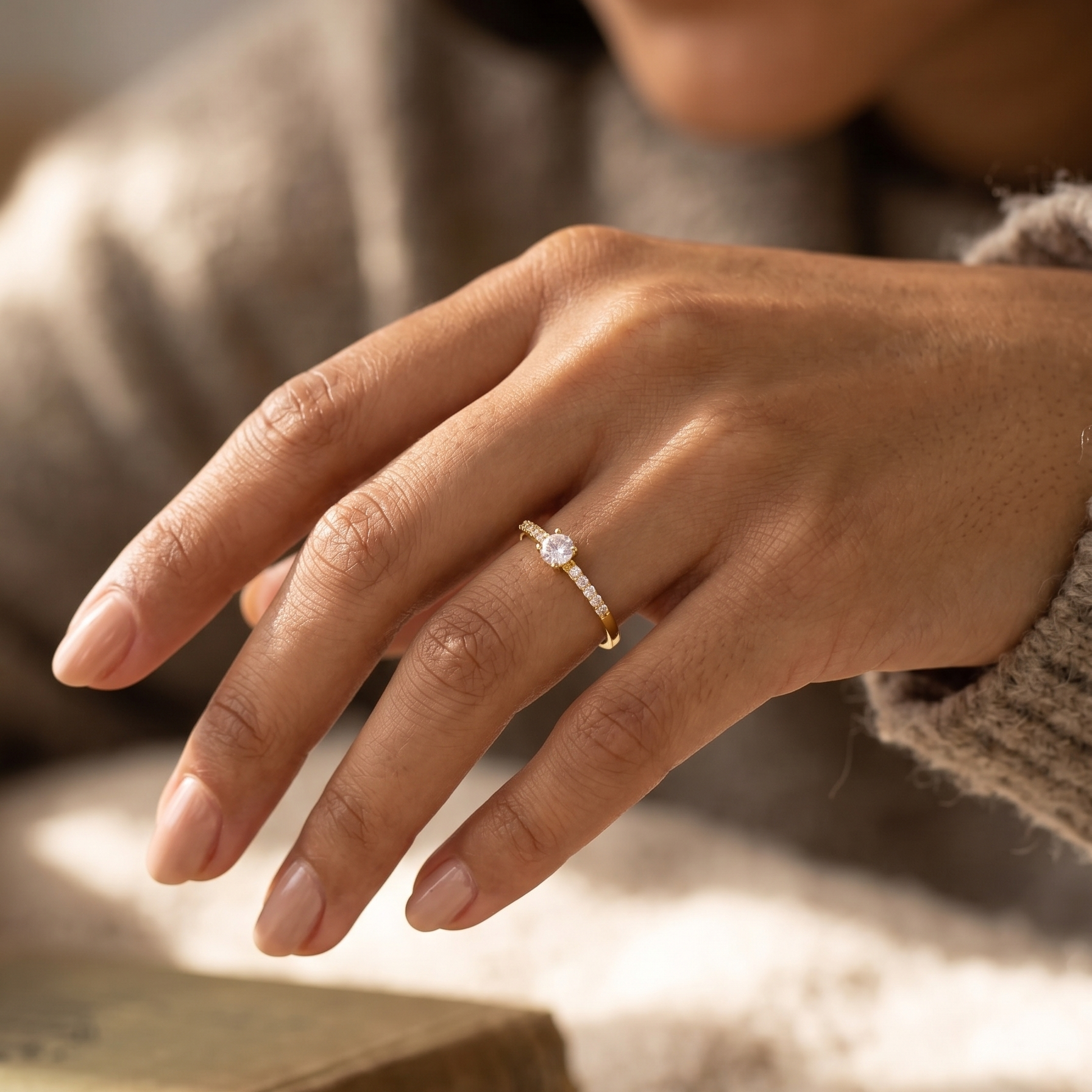 Anillo en Oro - Anillo Oro italiano 18K