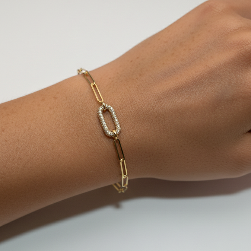 Pulsera Margarita -Pulsera Plata 925