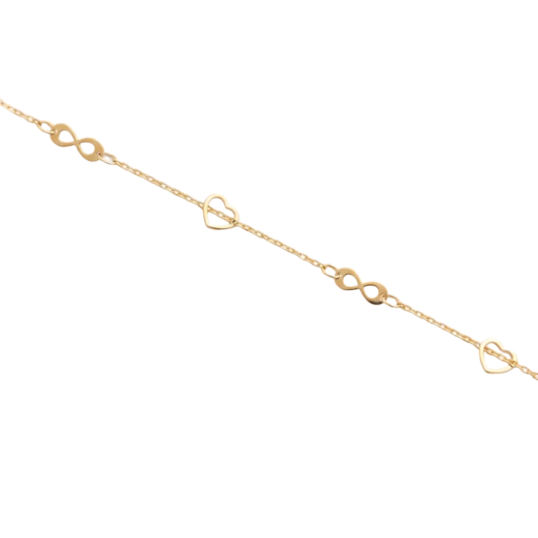 Pulsera Infinito Amor - Pulsera Oro Italiano 18k