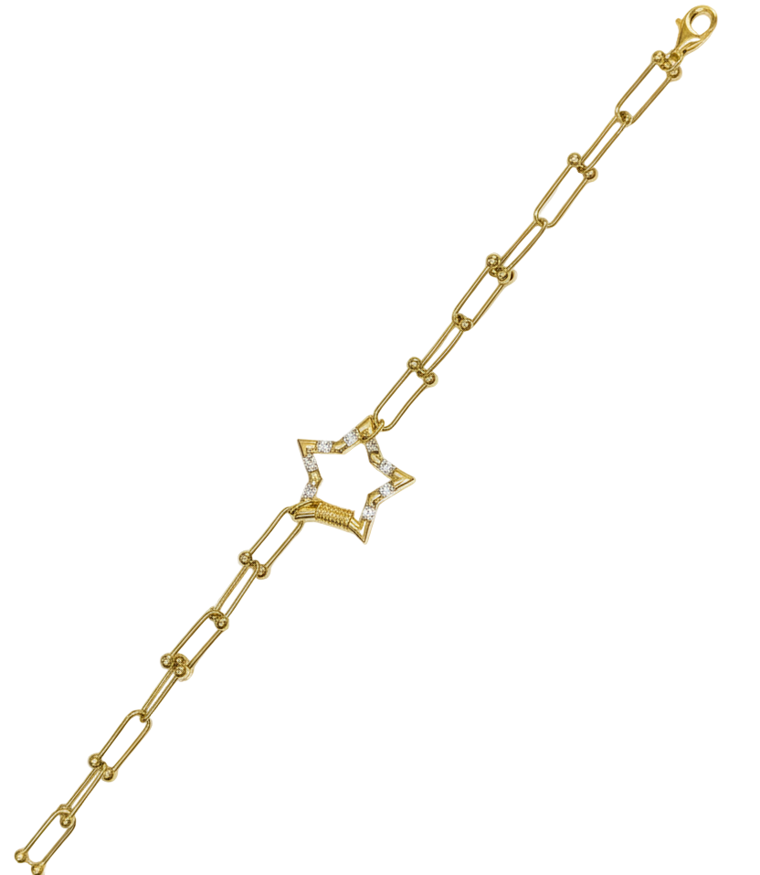 Pulsera Estrella - Pulsera Plata 925