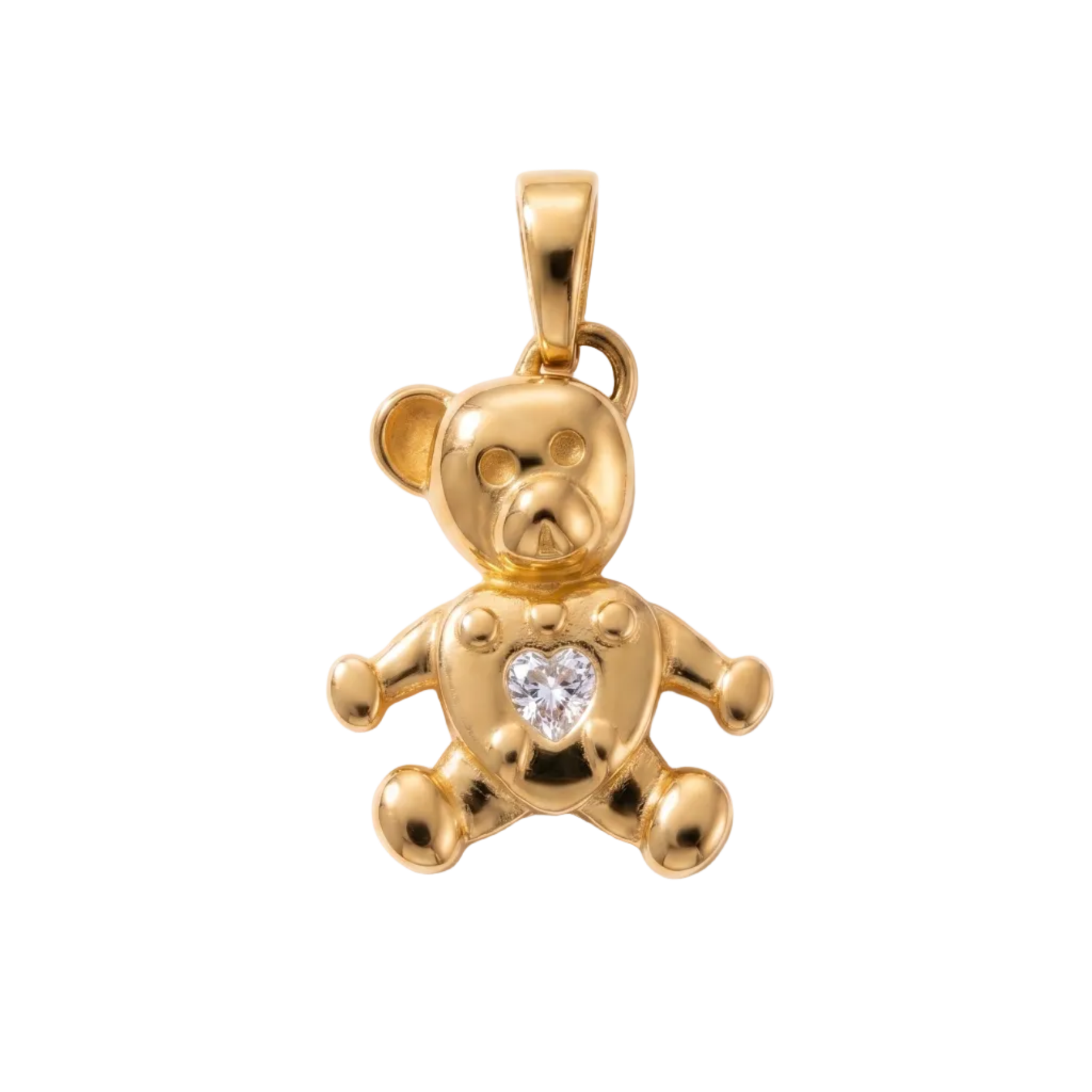 Colgante Teddy Blossom - Colgante Oro 18k