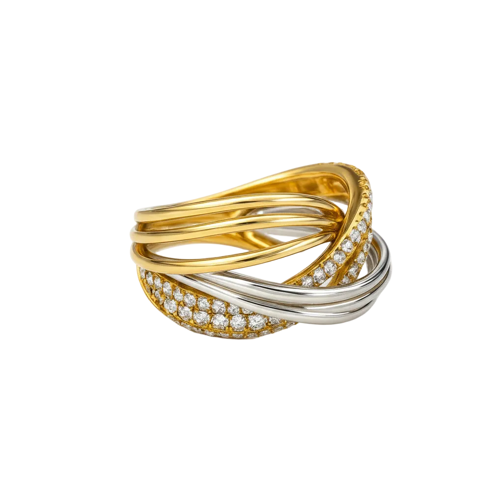 Anillo Saturno - Anillo Oro 18k