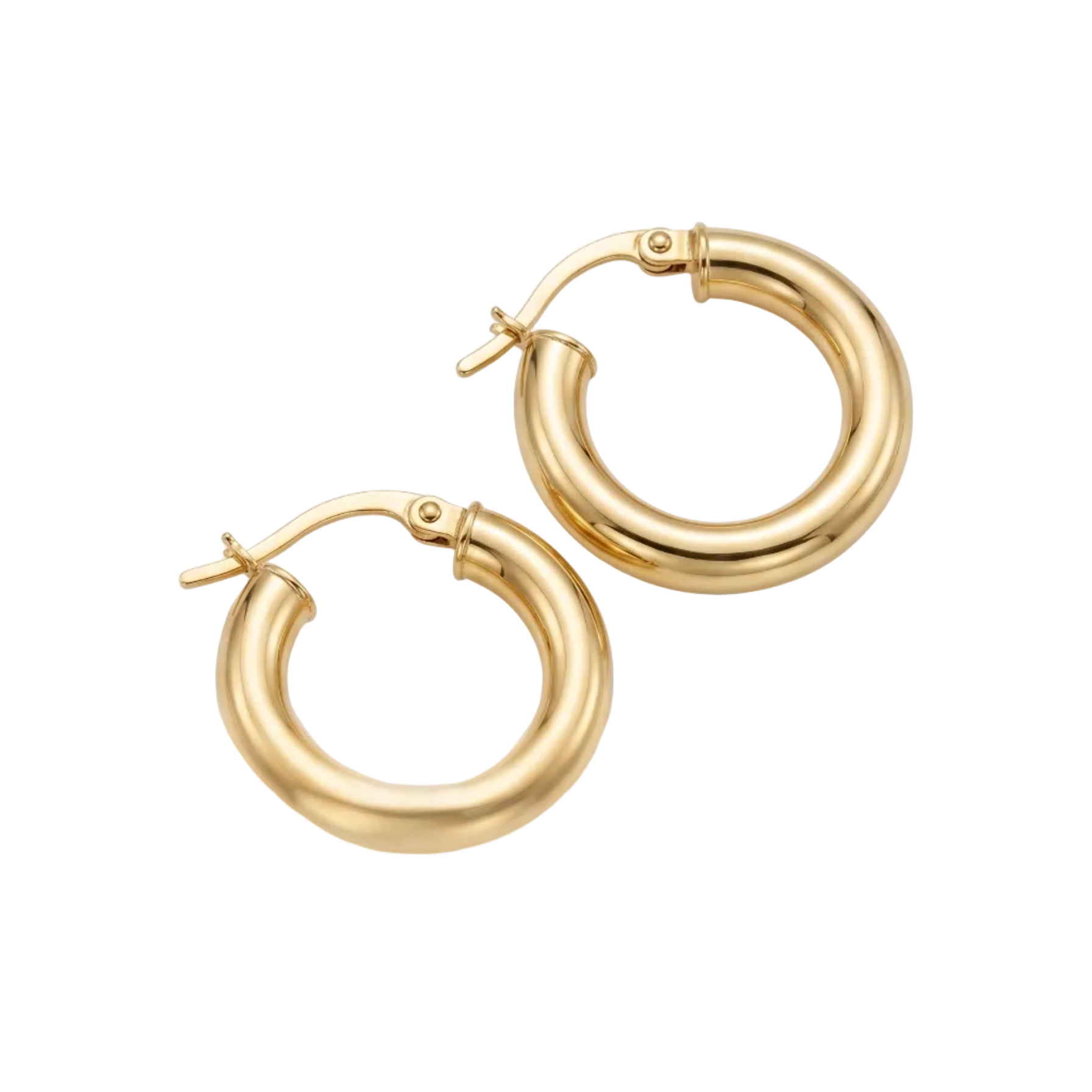 Aros Argollas gordita - Aros Oro Italiano 18K