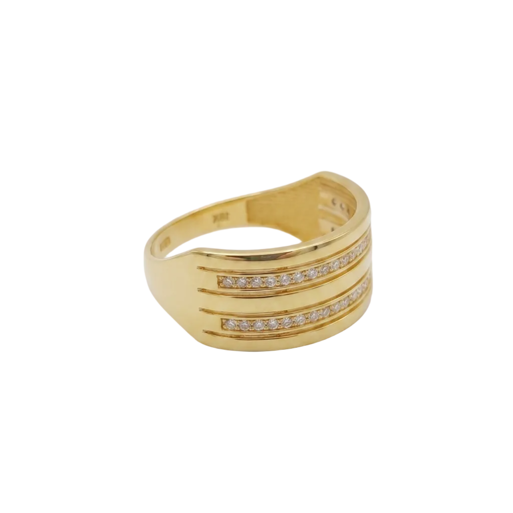 Anillo Linear Brillante - Anillo Oro 18k