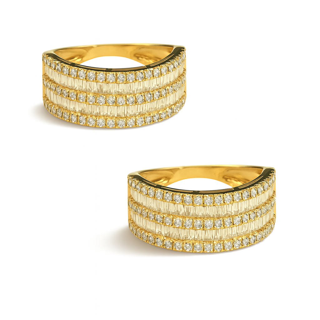 Anillo Oro 18 Kilates Reflejo Diamantino