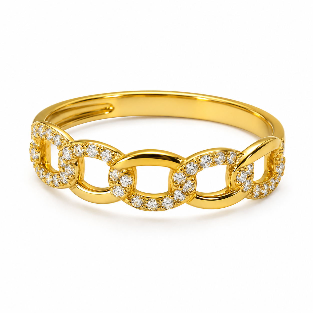 Anillo Cintia Cadena - Anillo Oro 18Kilates