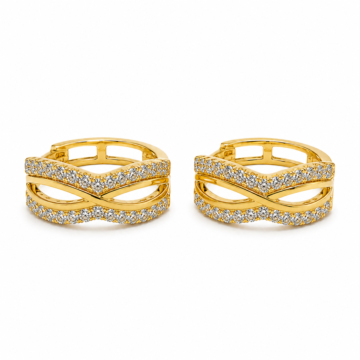 Aros Argollas Elena - Aros Oro 18K
