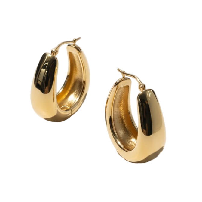 Aros Argolla Leonor - Aros Oro 18K