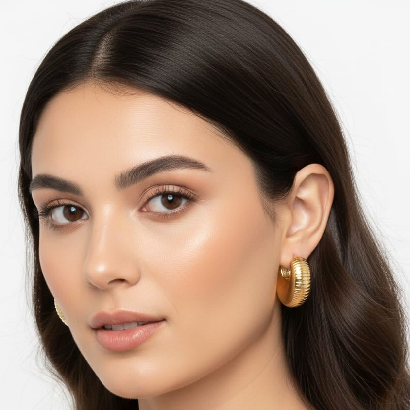 Aros Argolla Teresita - Aros Oro Italiano 18K