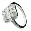 Anillo vintage cuadrado