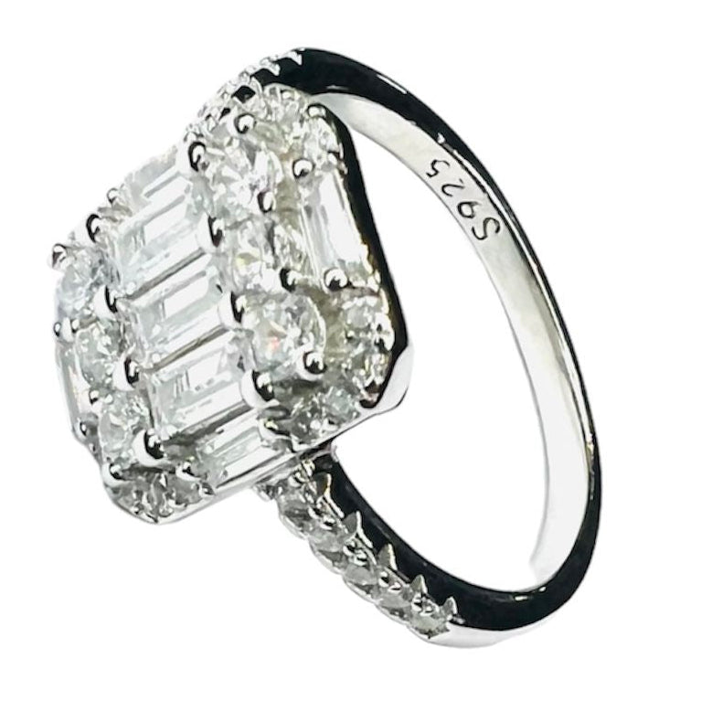 Anillo vintage cuadrado