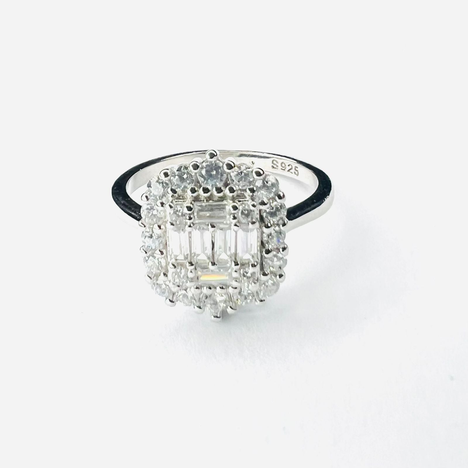 Anillo vintage rectangular